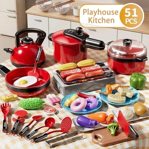 Kids girl play kitchen - kitchen, toy