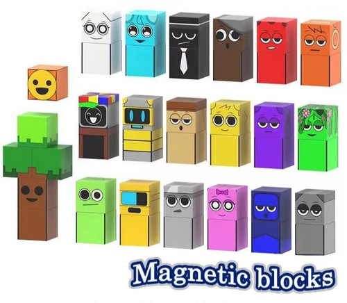 Magnetic building blocks stem - blocks,