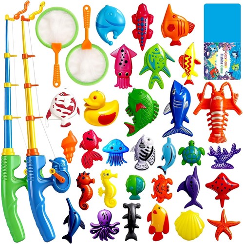 35pcs kids magnetic fishing - 35pcs,