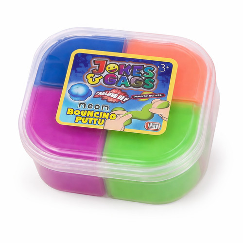 Neon bouncing putty tub - bouncing,