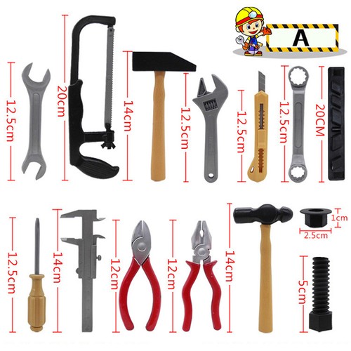 Kids pretend play tool - kids, set