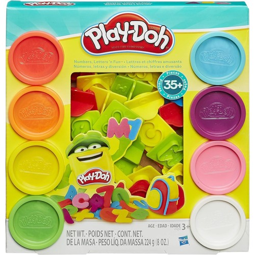 Play doh numbers letters n - numbers, &