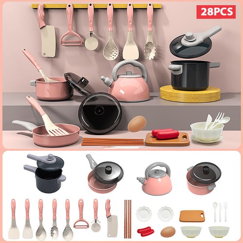 28pcs kids play kitchen toy - play,