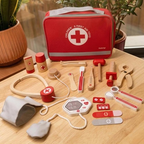 Wooden pretend play doctor - pretend,