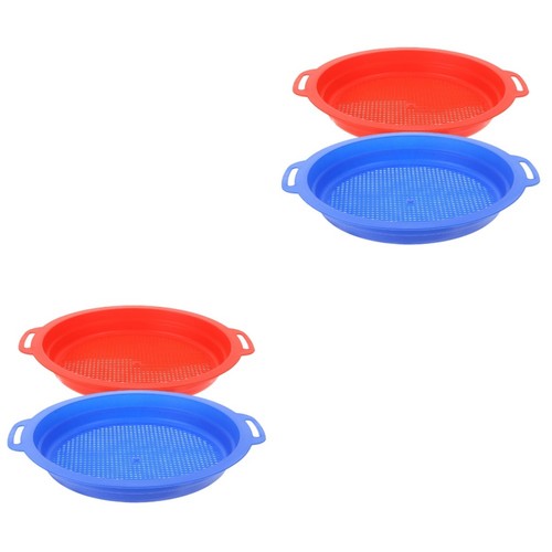 4pcs plastic sand sifter toys - sand,