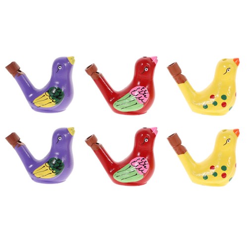 6pcs ceramic water bird - ceramic,
