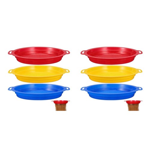 6pcs reusable sand sieve - reusable, pp