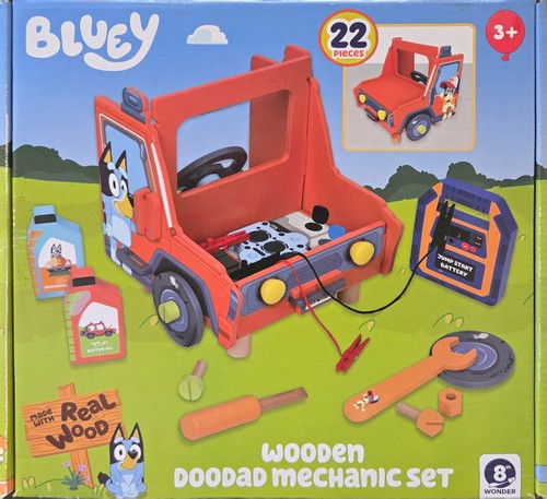 Bluey wooden mechanic workshop - bluey,