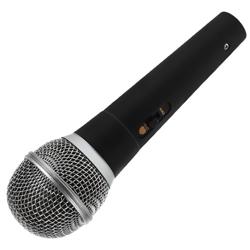 3pcs black plastic microphone - black,