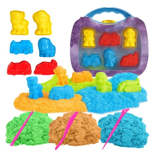 Kids play sand non - kids,