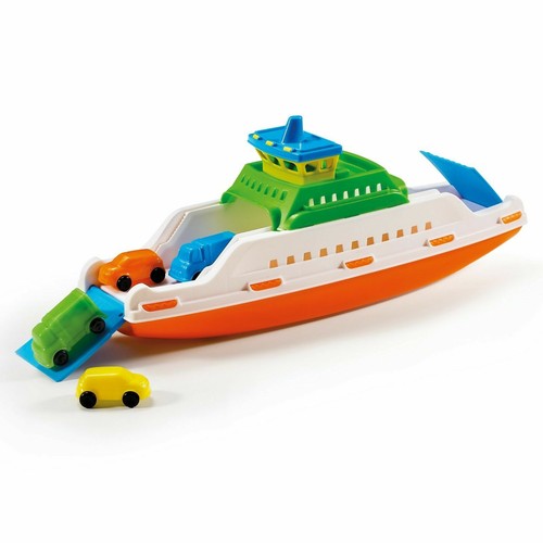 Kids play car ferry toy - toy, boat