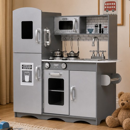Toy role play kitchen - play, wooden