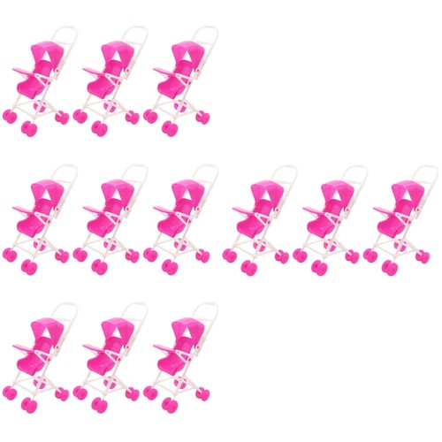 Pink baby doll stroller - pink,